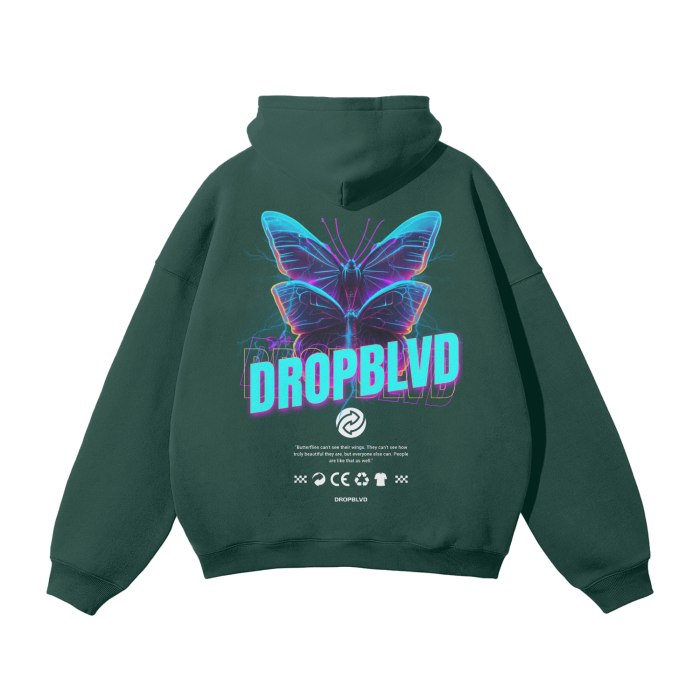 Hoodies,Graphic,Butterfly,DropBLVD
