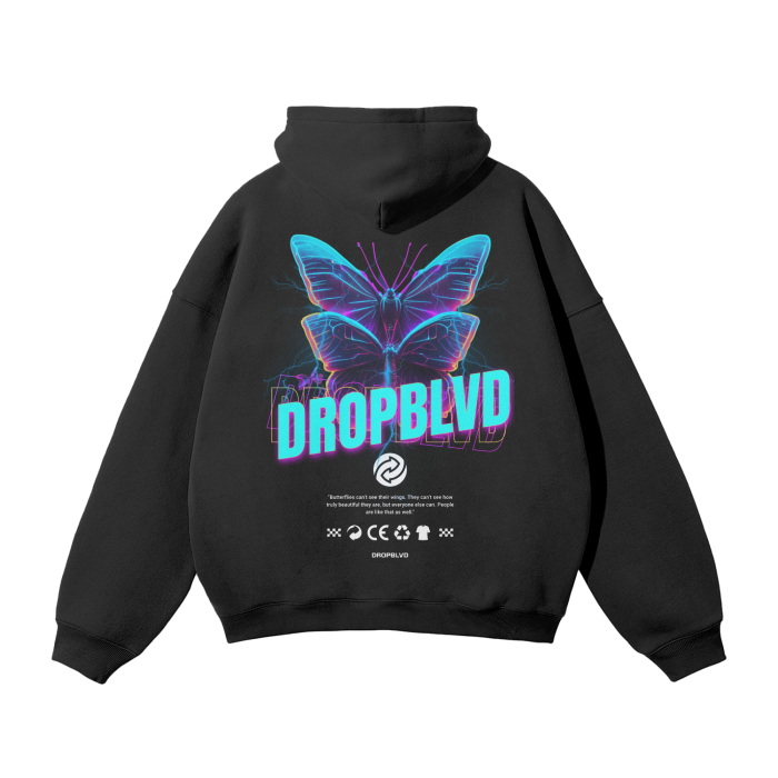 Hoodies,Graphic,Butterfly,DropBLVD
