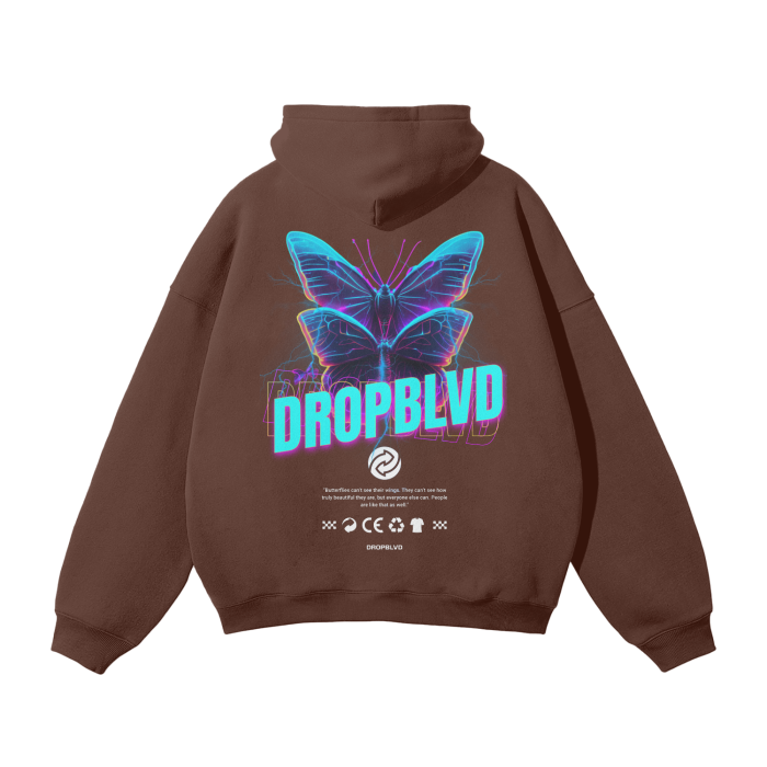 Hoodies,Graphic,Butterfly,DropBLVD