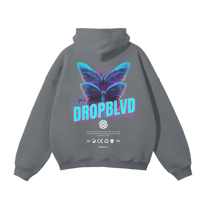Hoodies,Graphic,Butterfly,DropBLVD